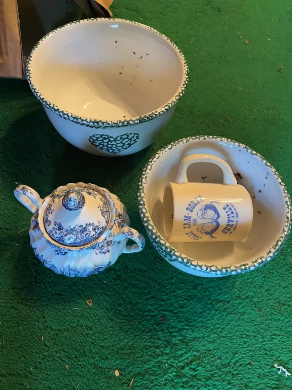 Large lot of assorted dishes