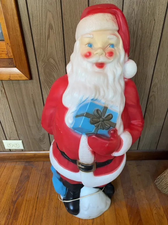 Santa blow mold & Christmas decor