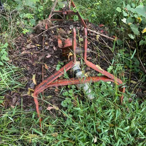 3-Point Hitch Red Metal Brush Hog