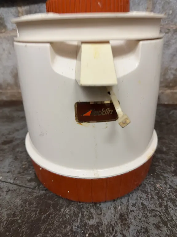 Aladdin water cooler & 5 quart frost king ice cream maker
