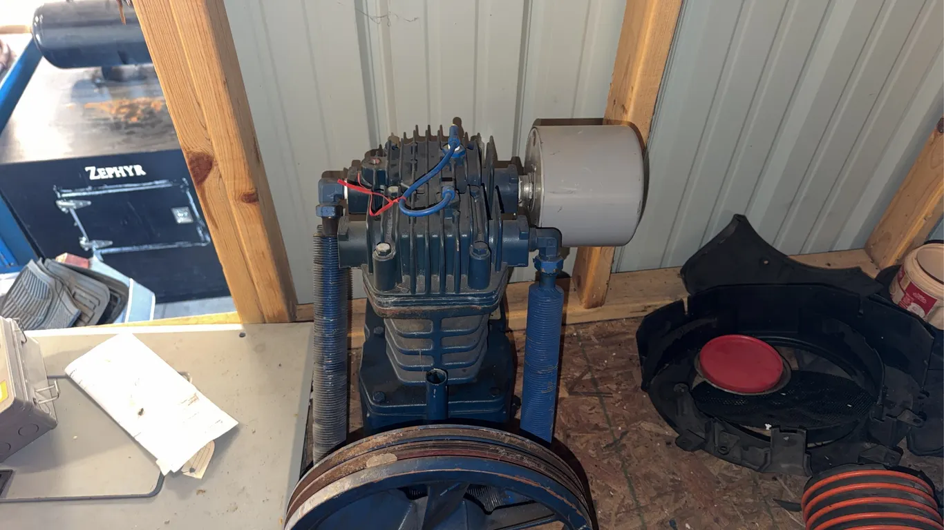 Rebuilt Air Compressor, Quincy