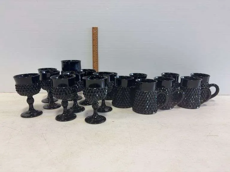 Black Tiara mugs & goblets