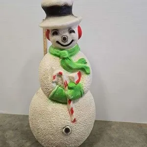 Vintage blow mold snowman- 40"