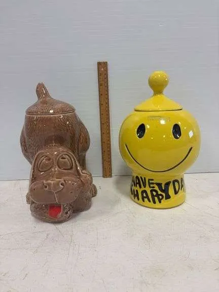 (2) McCoy Pottery cookie jars