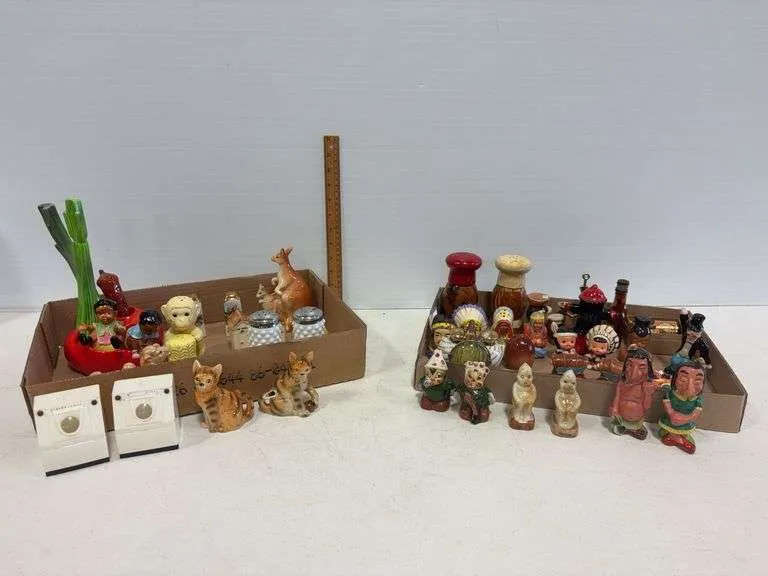 Assortment of salt & pepper shakers