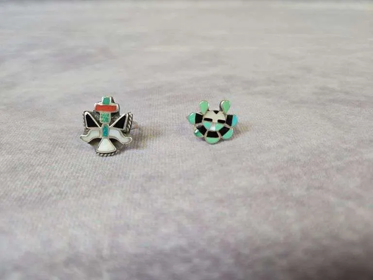 (2) Vintage multi-stone rings