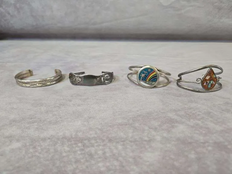 (4) vintage bracelets