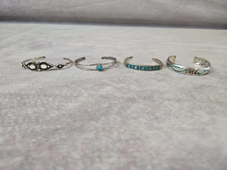 (4) vintage bracelets
