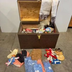 Trunk filled w/ lots of misc- 29"x16"x20"