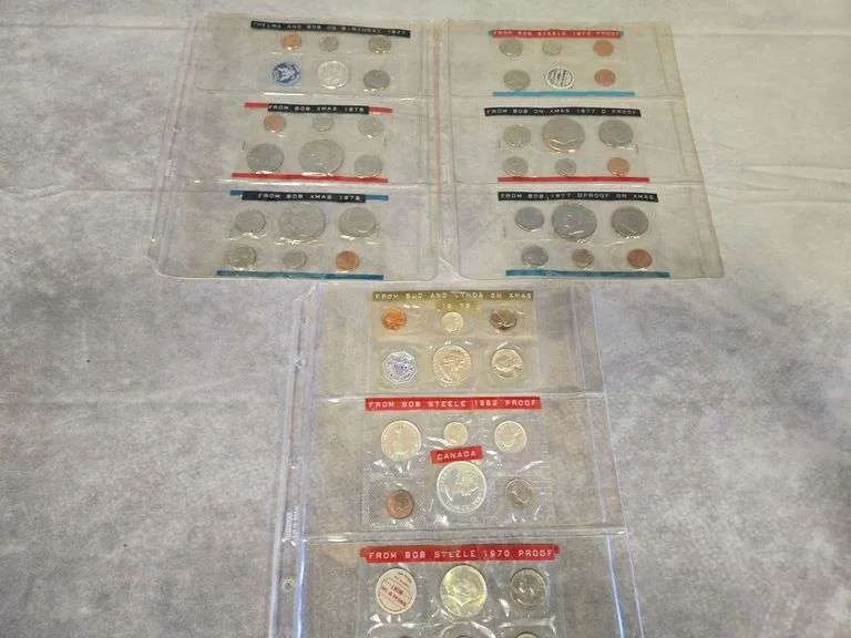 9 year sets- including 1958 & 1965