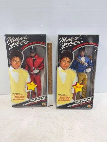 Michael Jackson "Grammy Awards" & "Thriller" dolls