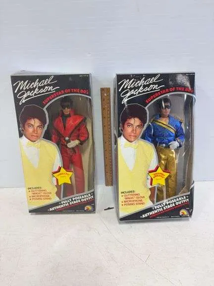Michael Jackson "Grammy Awards" & "Thriller" dolls
