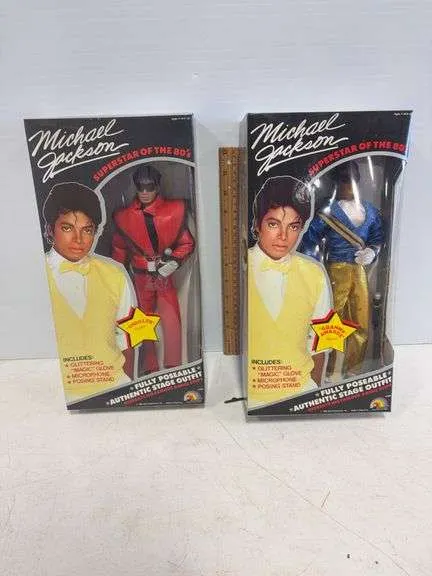 Michael Jackson "Grammy Awards" & "Thriller" dolls