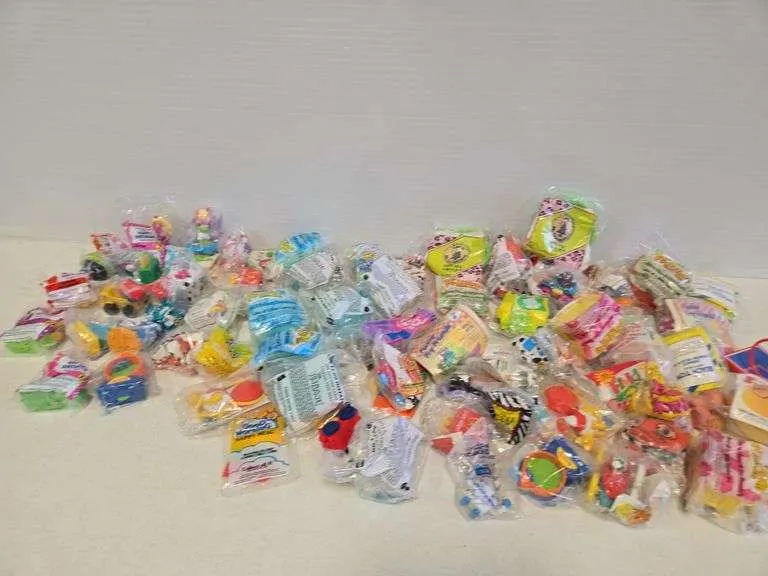 Assortment of McDonald's toys- includes 1994 train