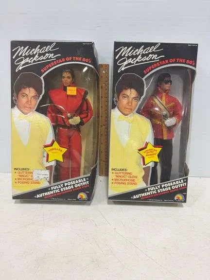 Michael Jackson Thriller & American Music Awards dolls