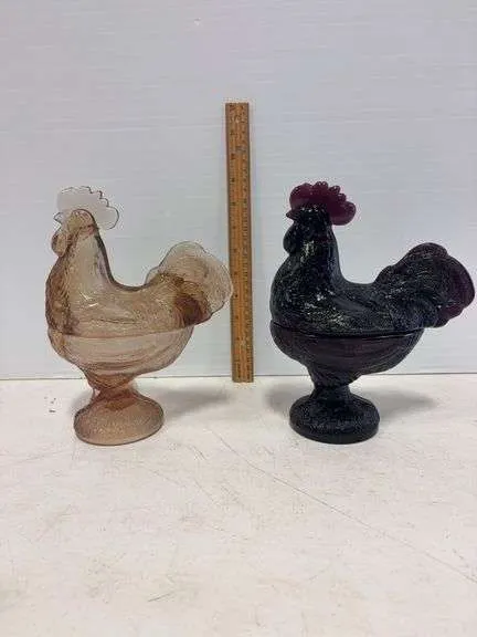 (2) Rooster dishes- marked R
