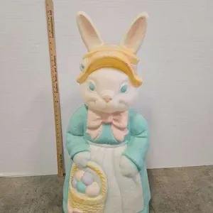 Vintage blow mold Easter bunny- 35"