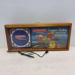 Leroux light sign- 23"x10"