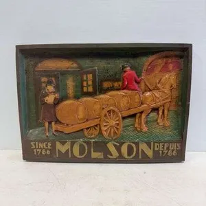 Vintage Molson 3D sign- 28"x20"