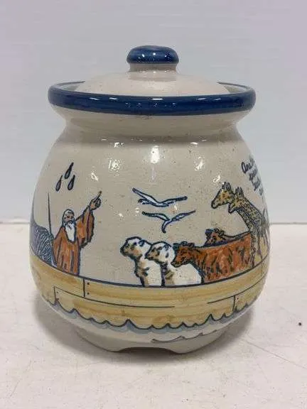 Louisville Stoneware Noah's ark cookie jar