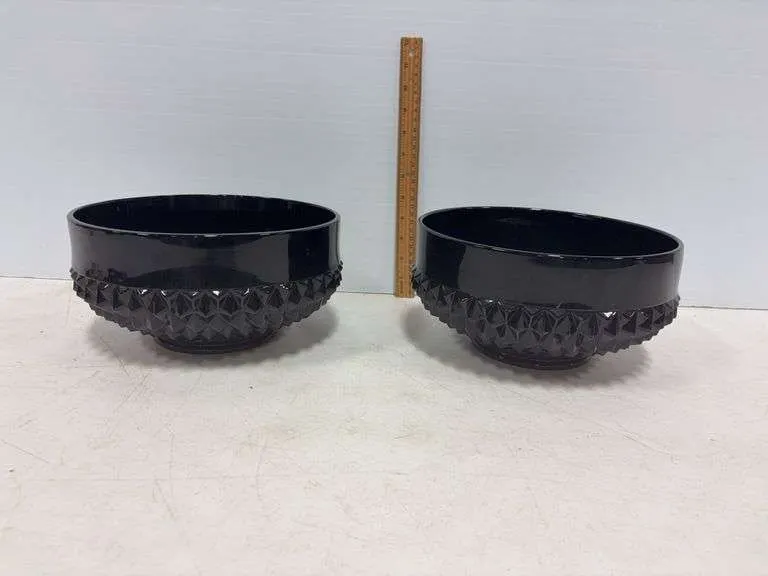Black Tiara glass bowls