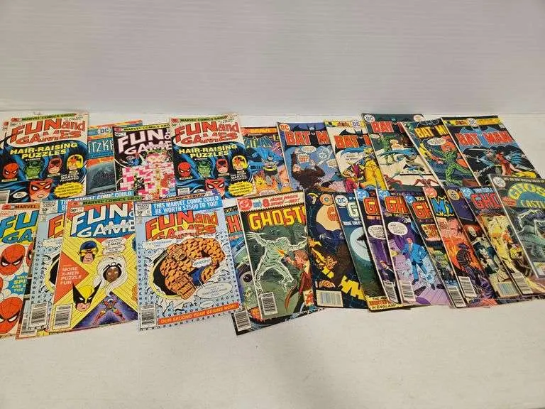 Marvel & DC Comics- Bat man, Fun and Games, Ghosts