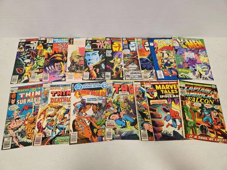 Marvel Comics- includes Captain America, Star Wars, X-men & more