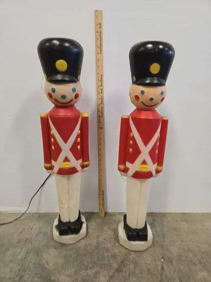 Vintage blow mold Nutcrackers- 30"