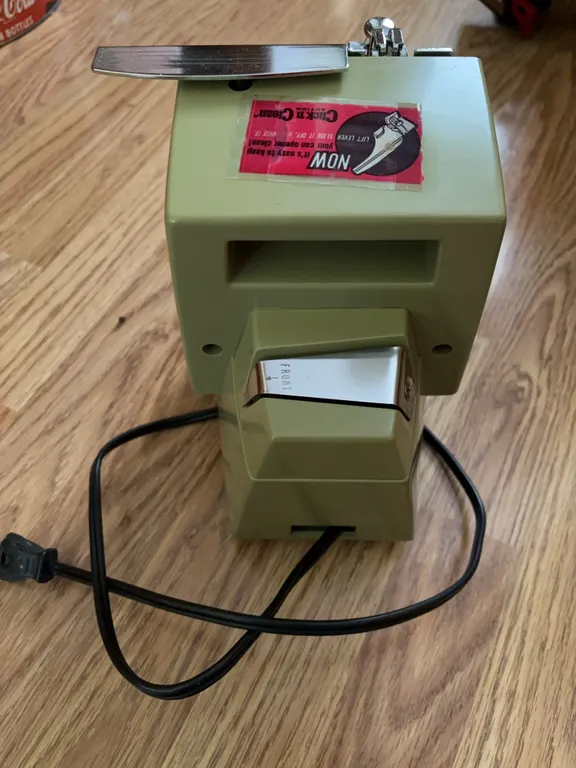 Vintage can opener, VAC bags & more