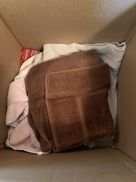 Electric clock, towels & more