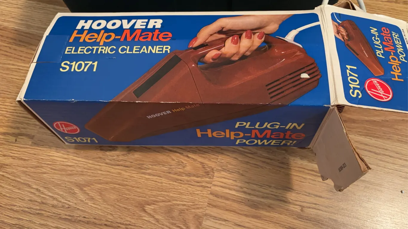 Hoover cleaner, toolbox, and contents