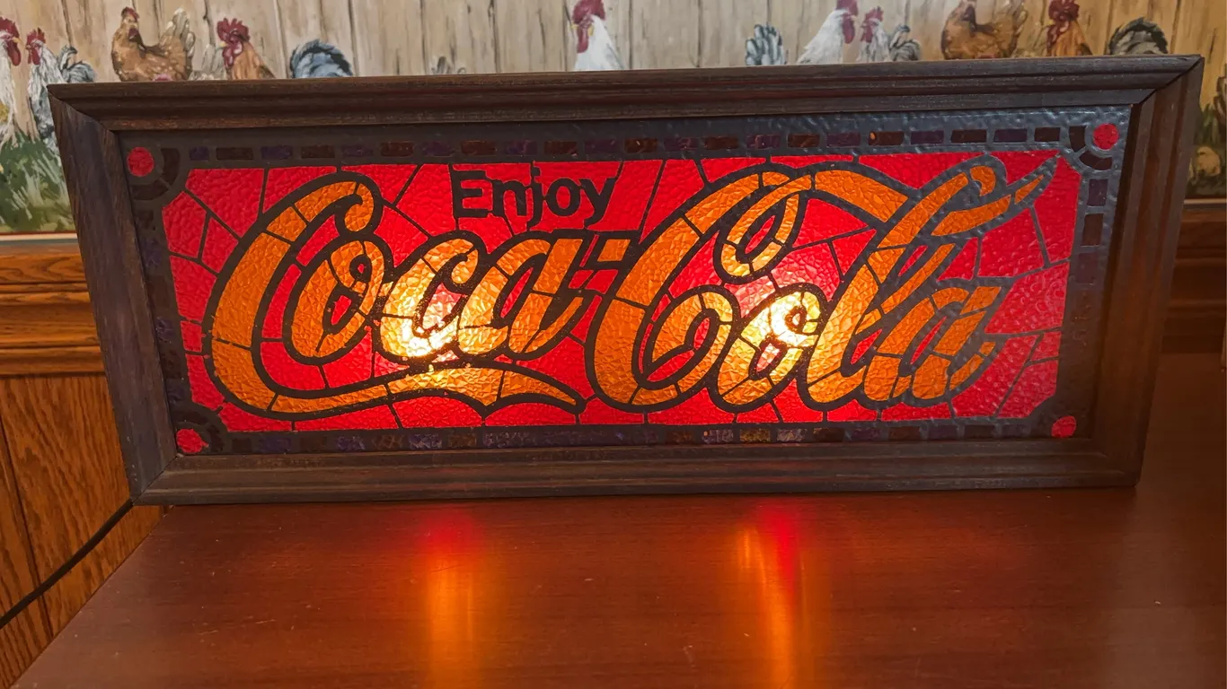 Electric coca-cola sign