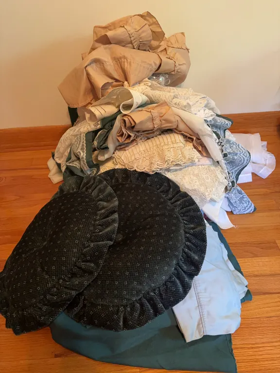 Pillows, doilies & more