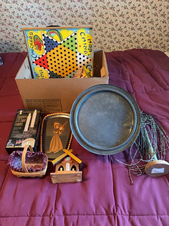 Game, decor, basket & more