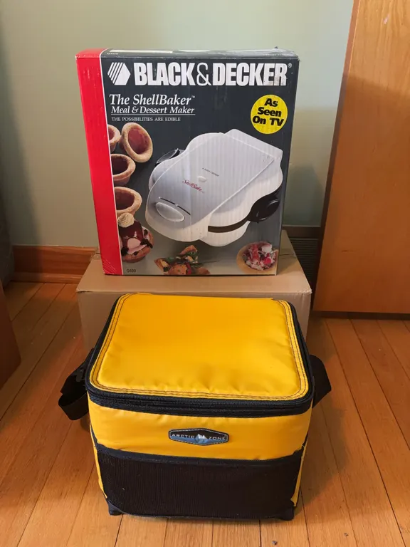 Shell baker, cup cake holder and cooler