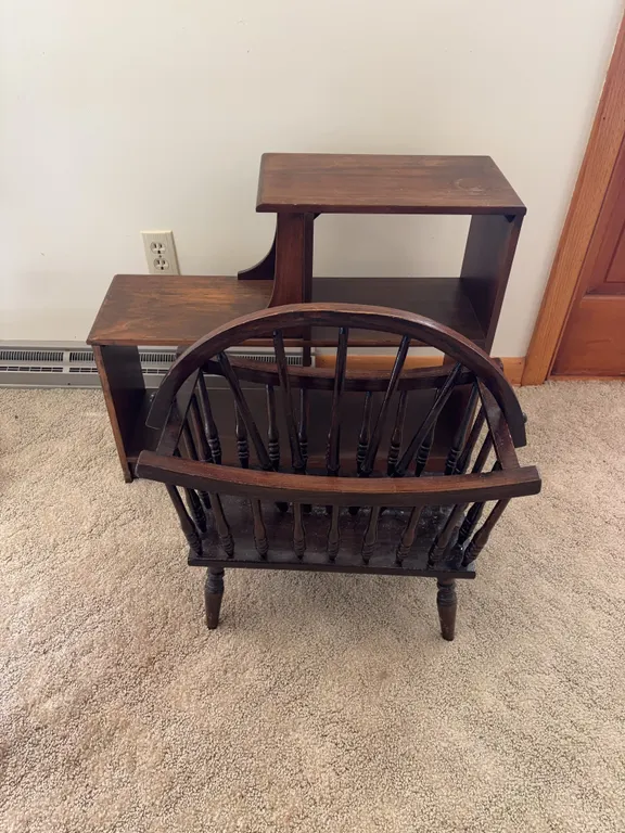 Magazine rack and end table/stand