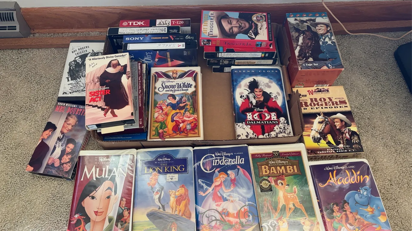 VHS tapes