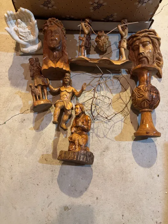 Hand carved figurines