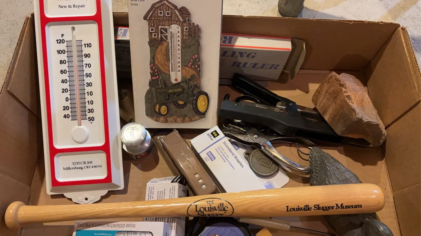 Thermometers and staples