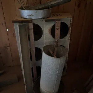 Chicken nesting box, feeders & more