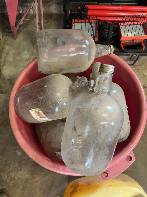 Lot of gal jugs