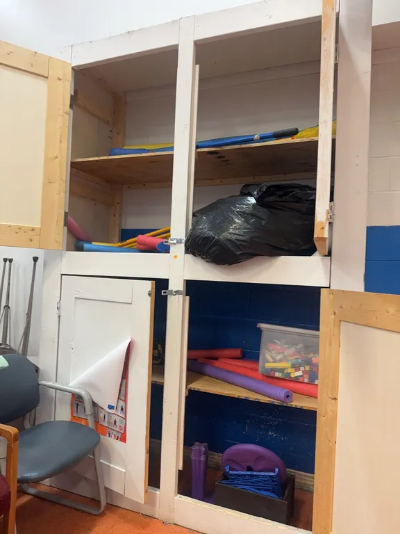 Contents of Gymnasium Cabinet