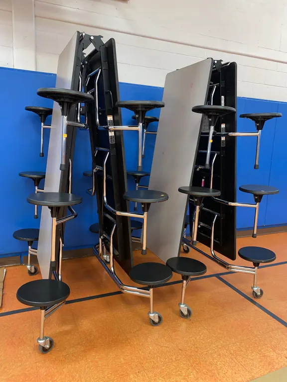 (2) Folding Lunch Tables