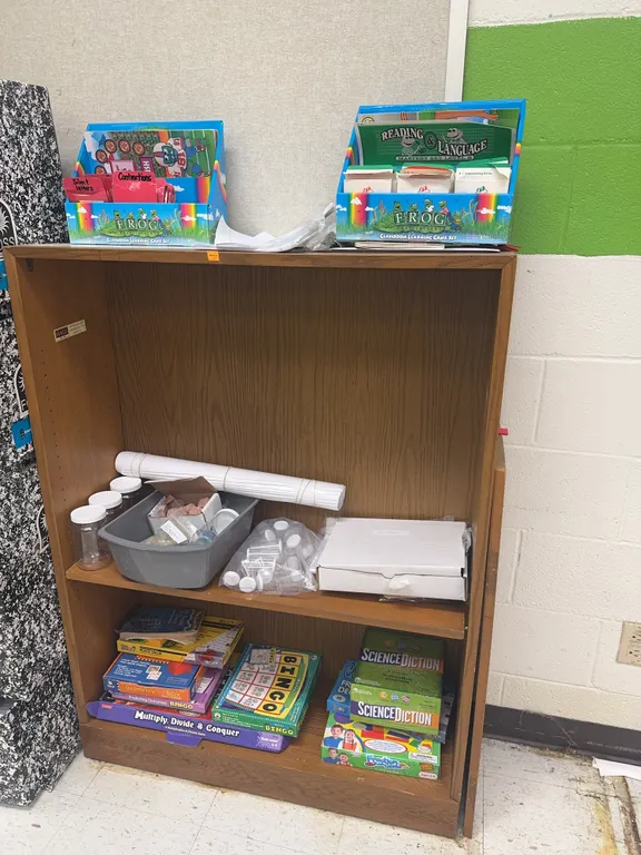 Bookshelf and Contents