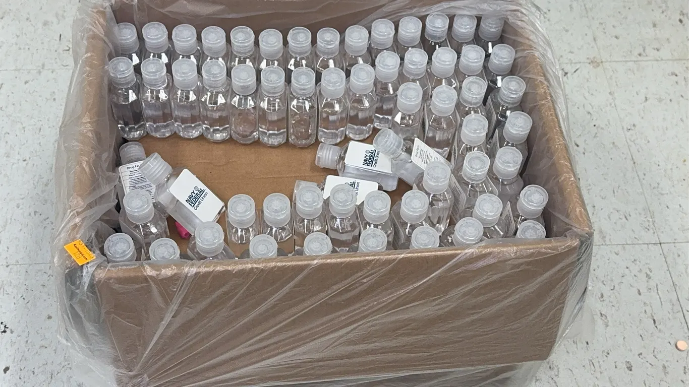 Box of Hand Sanitizer