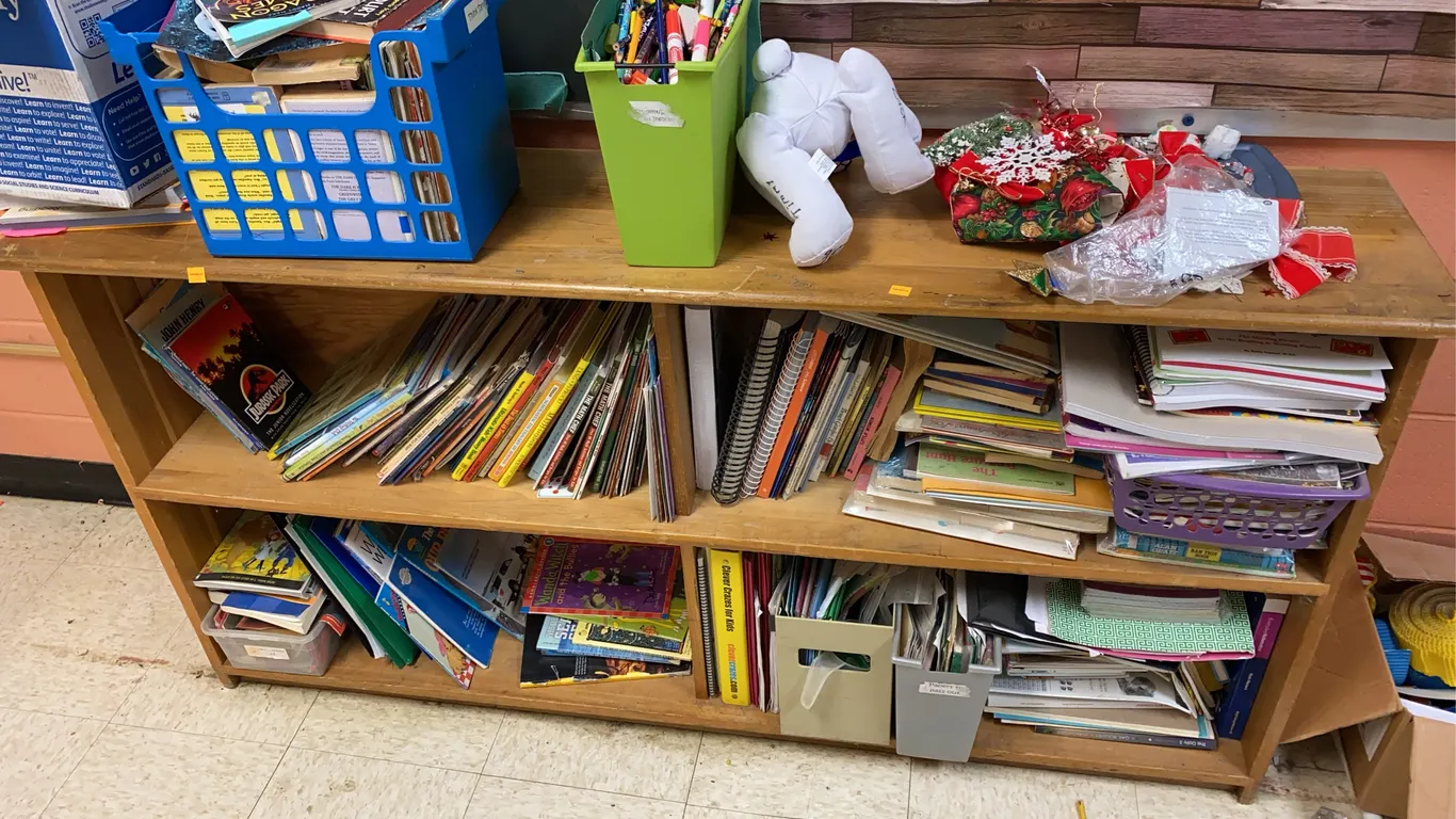 Wooden shelf & Wooden Cubbies