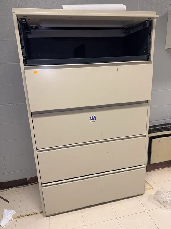 Metal 5 Door Filing Cabinet (Top Door Lifts)