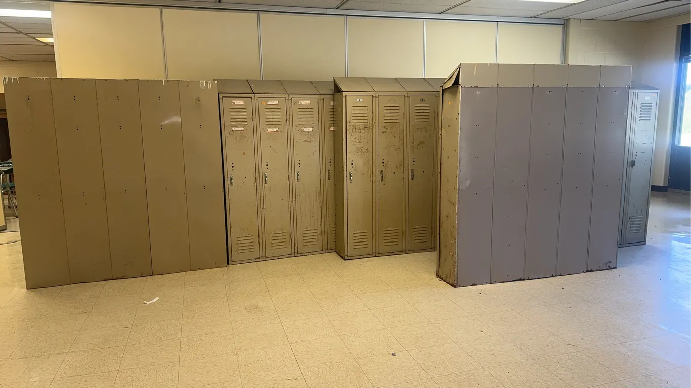 Large Lot of School Lockers