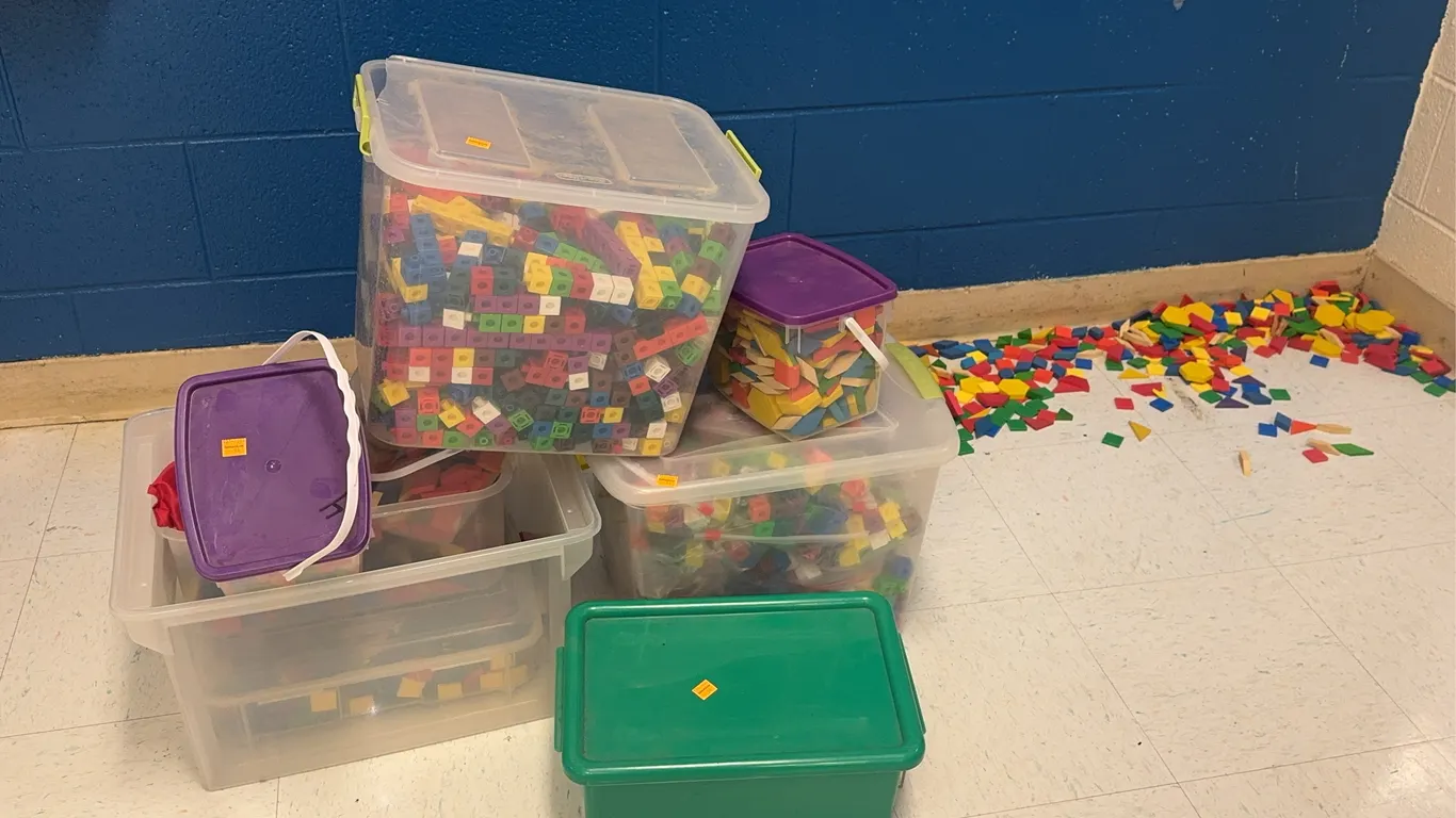 Building Blocks, Shapes and Chalk