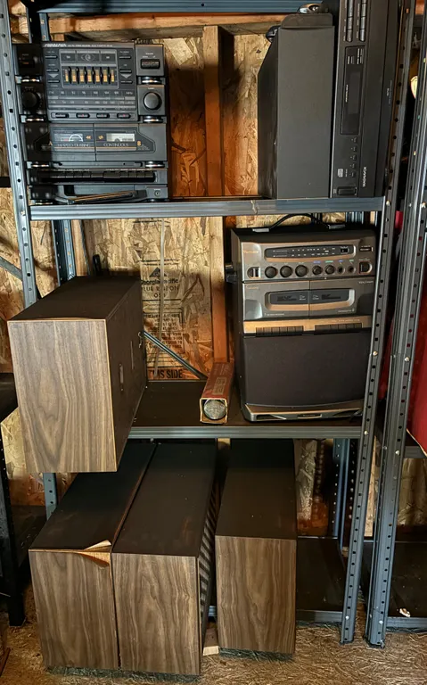 Contents of shelves